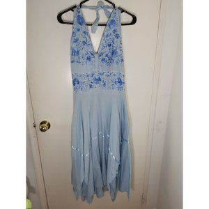 Linen Dress from Mexico Size L